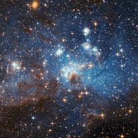 Stjärnor föds i Stora Magellanska molnet
