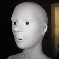 PROTOTYP, huvudet med sina sinnen (ögonkameror och öronmikar) – den virtuella, förlängda blicken